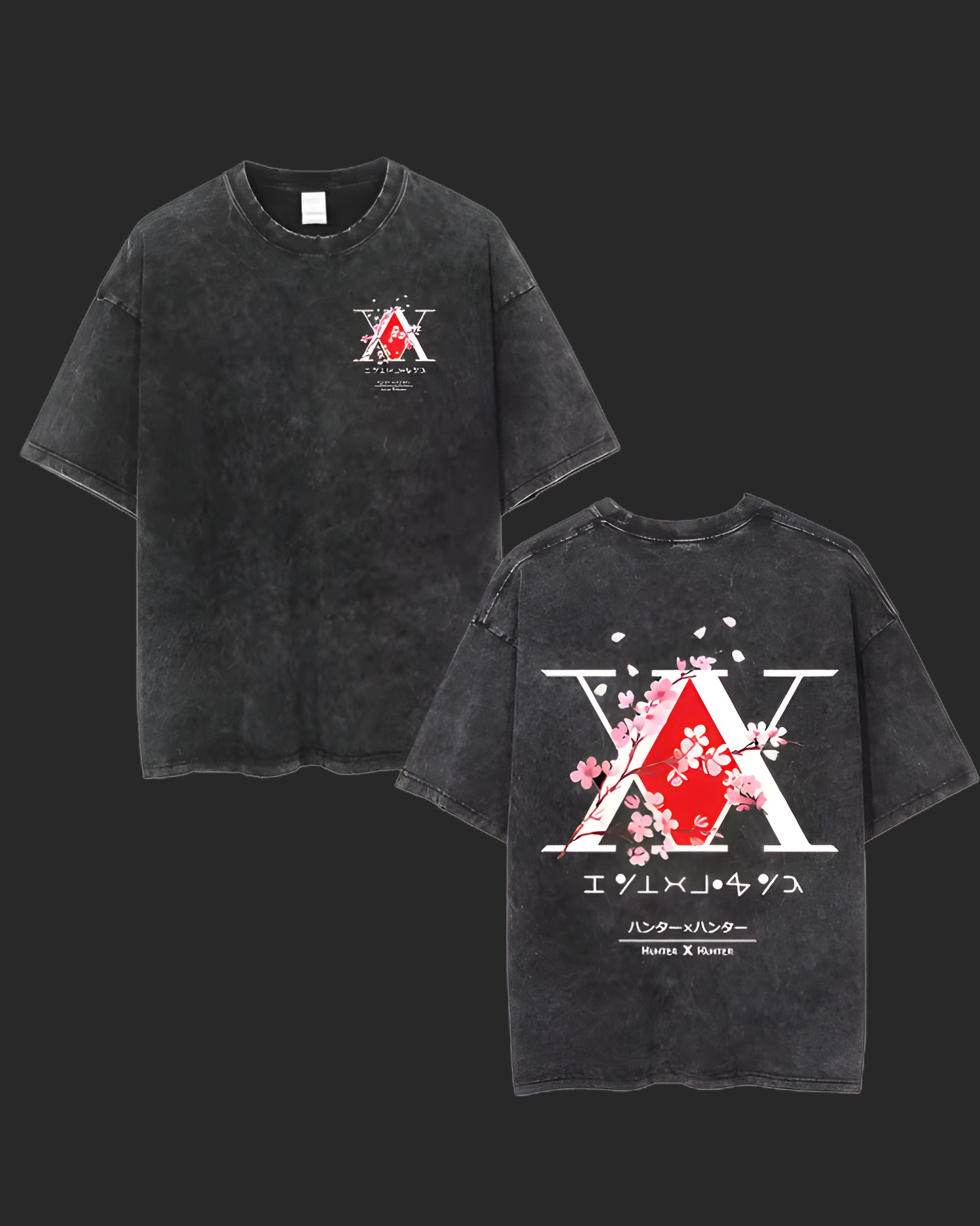 " Hunter X Hunter " 2SIDED ACID TEE