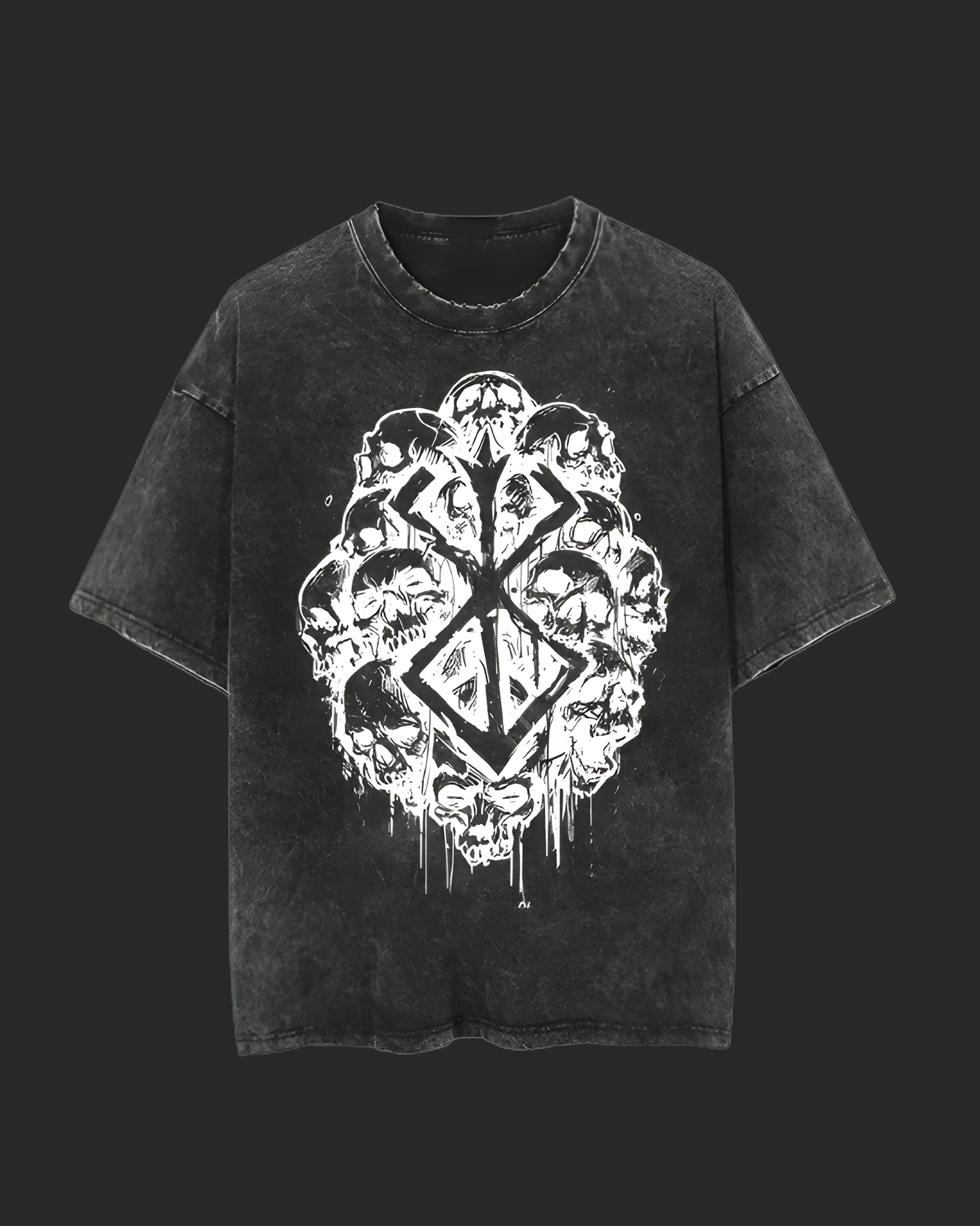 " SKULL EMBLEM " BERSERK ACID TEE
