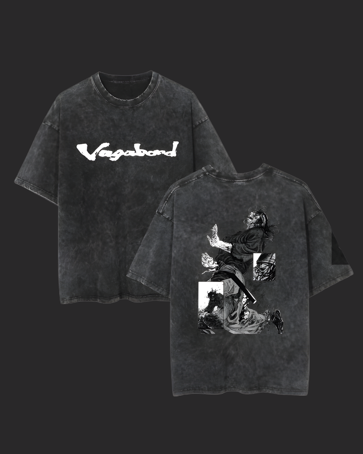 " MIYAMOTO MUSASHI V2 " VAGABOND 2SIDED ACID TEE