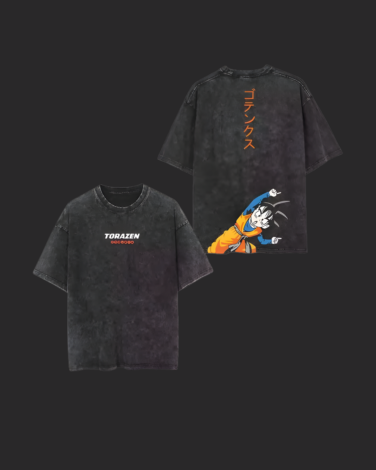 " GOTEN " DBZ 2SIDED ACID TEE