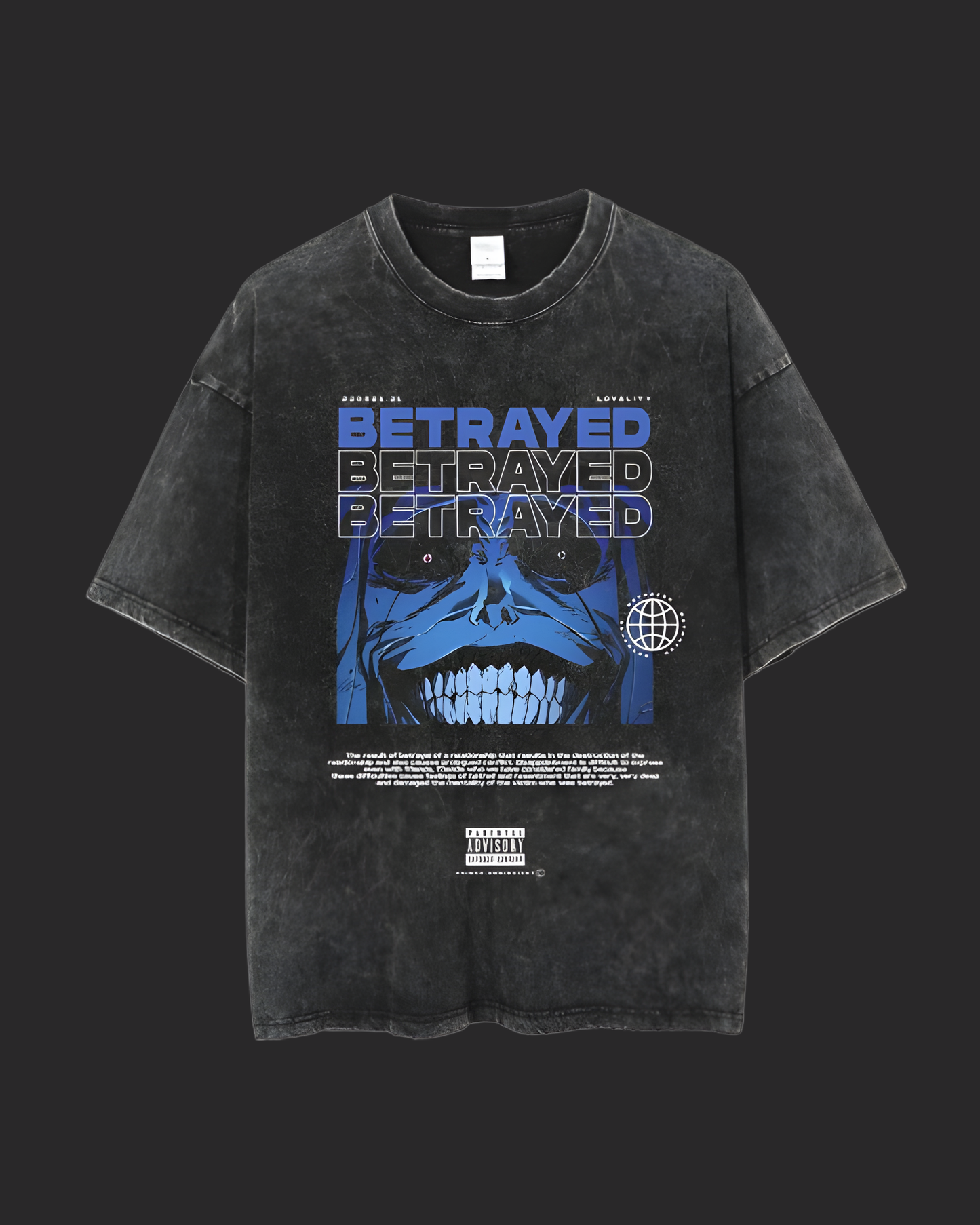 " STATUE OF GOD " SOLO LEVELING ACID TEE