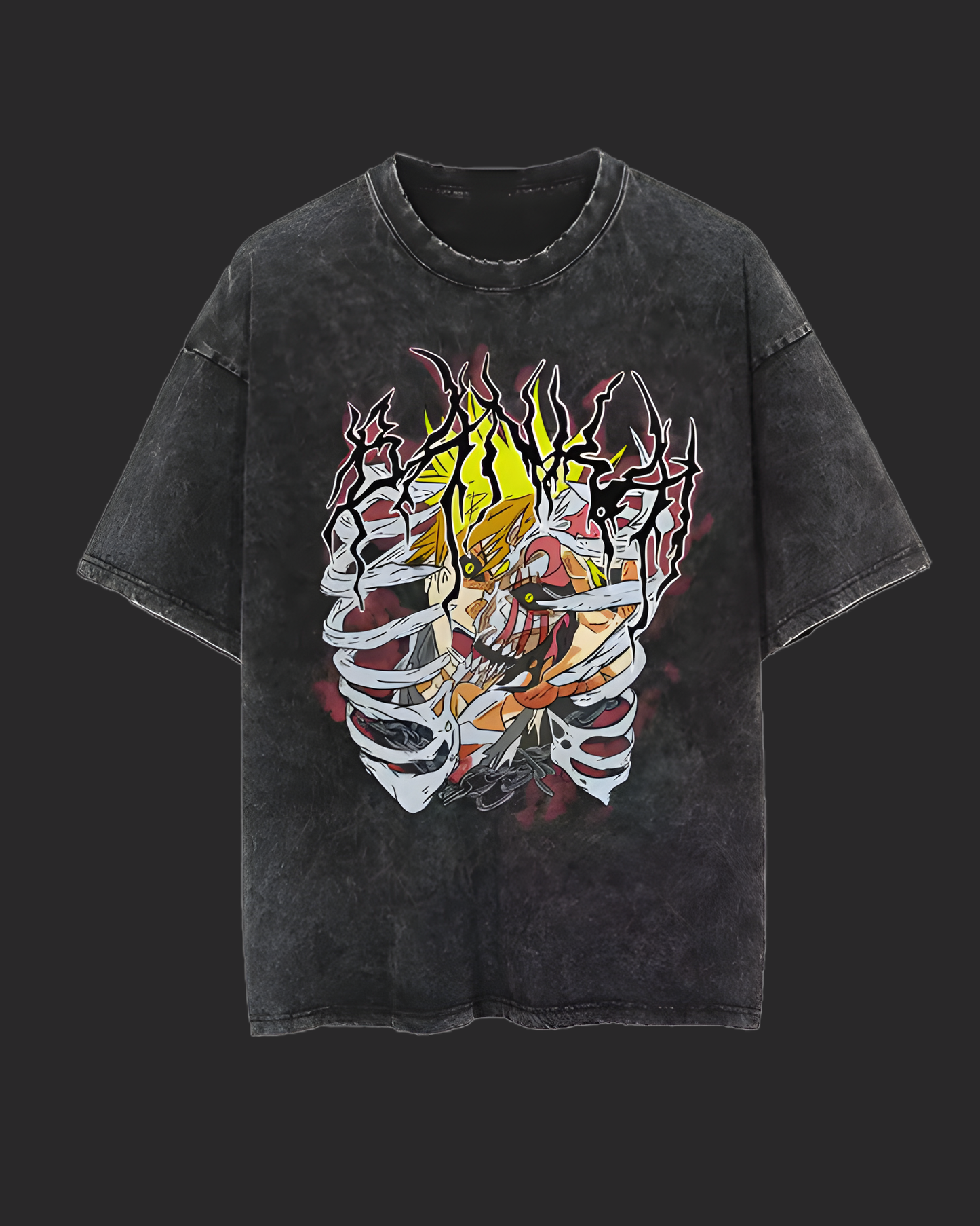 " Hollow Laugh " BLEACH ACID TEE