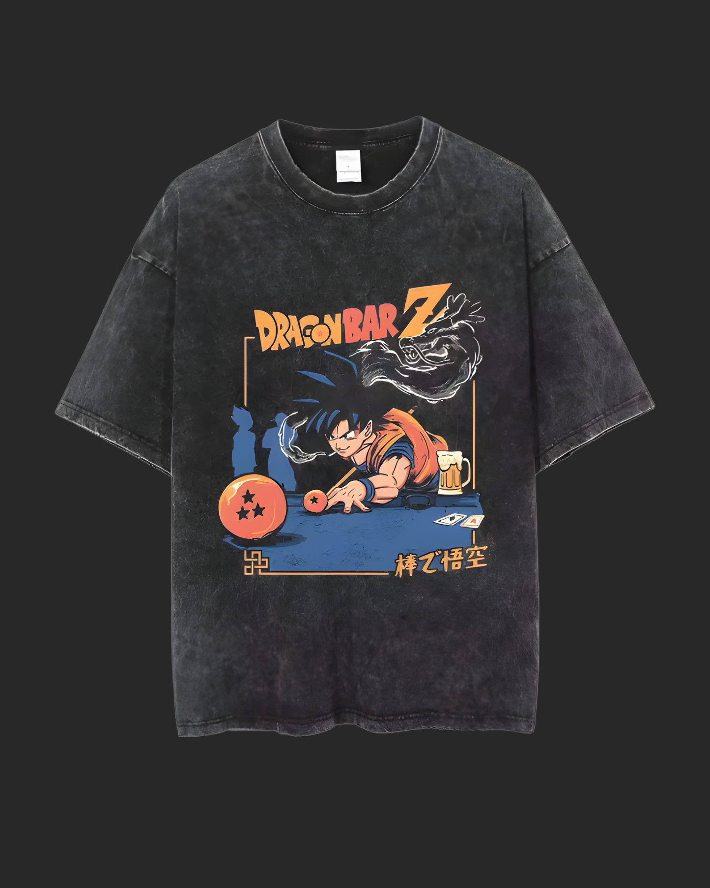 " JOLLY BREAK THEME " DBZ VINTAGE ACID TEE