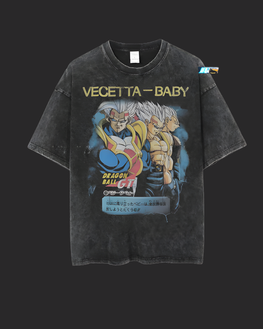 " BABY VEGETTA " DBZ VINTAGE ACID TEE