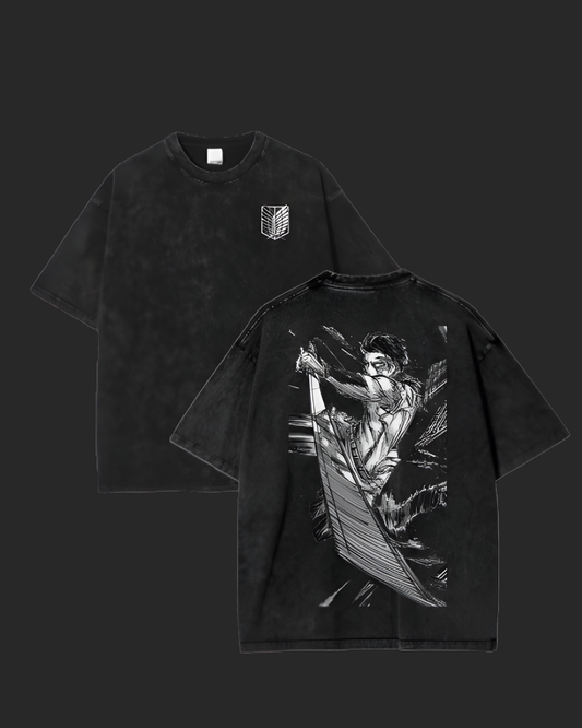 " L evi Ackerman " AOT 2IDED ACID TEE