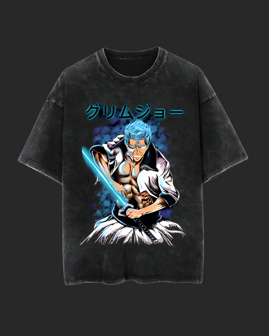 " GRIMMJOW " BLEACH ACID TEE
