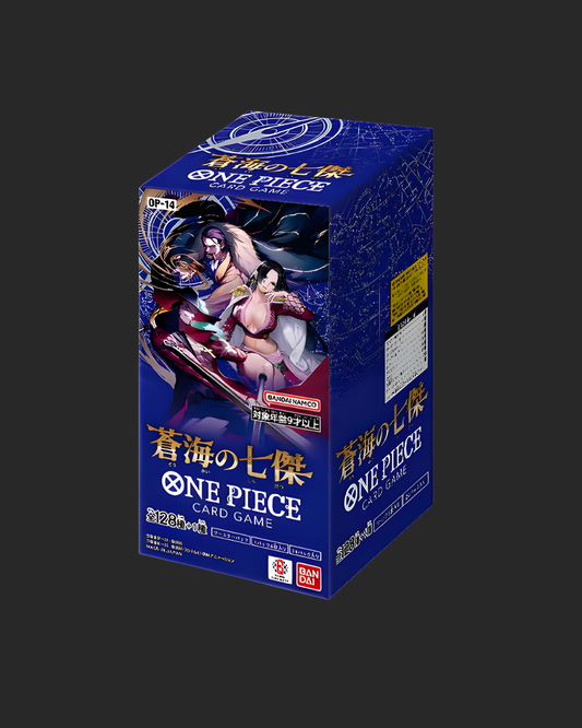 " BANDAI ONE PIECE Card Game The Azure Sea's Seven OP-14 Booster BOX "