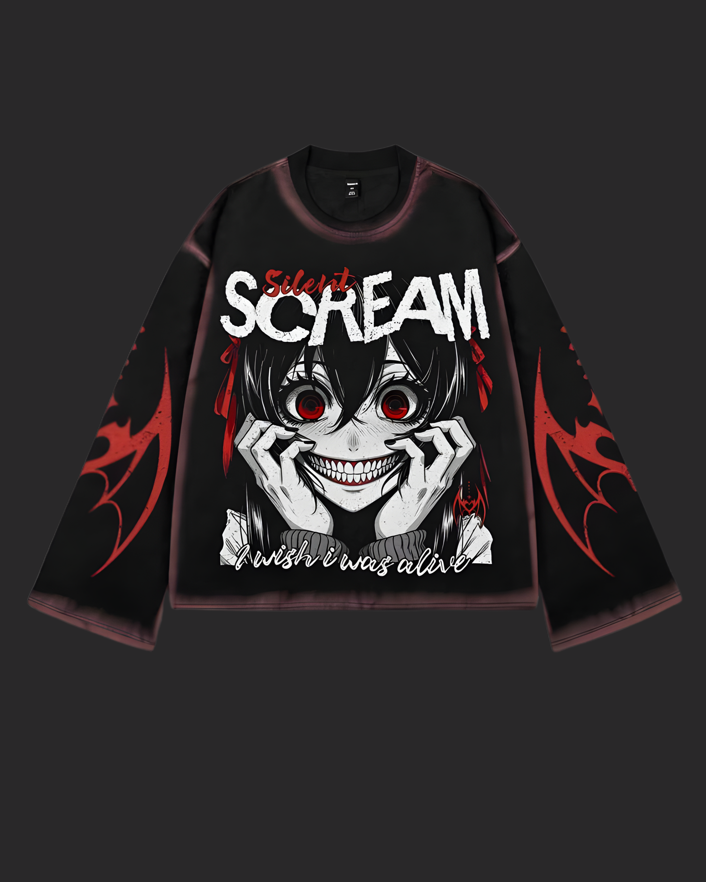 " S C R E A M " IN SWEATER