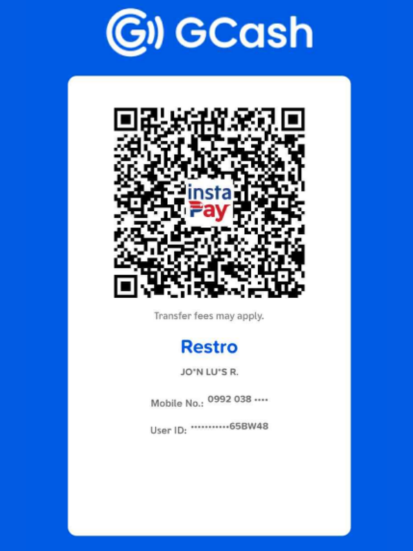 Scan to pay with GCash