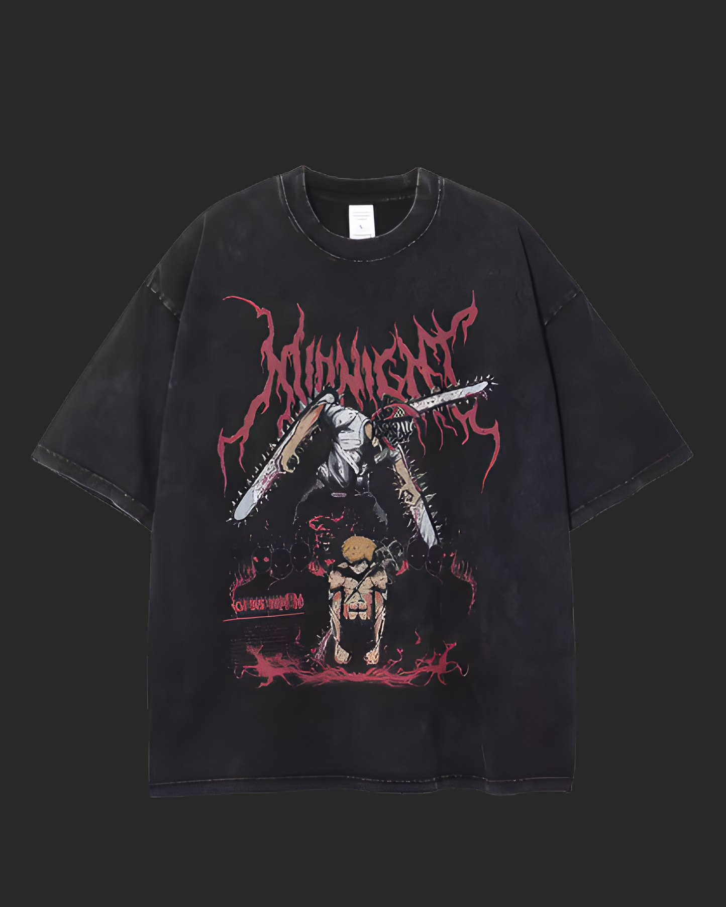 " D enji " CHAINSAW MAN ACID TEE