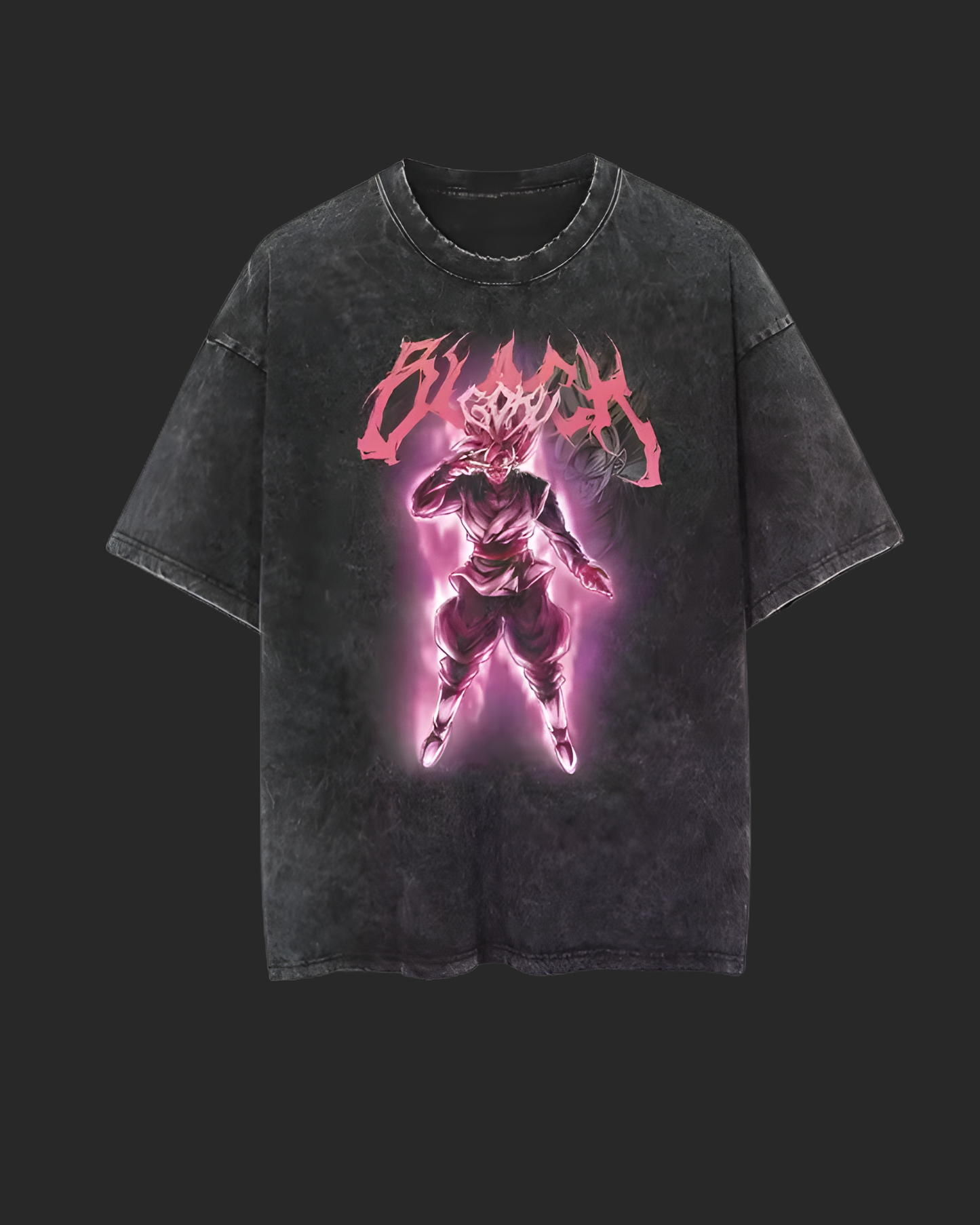 " BLACK GOKU " DBZ ACID TEE