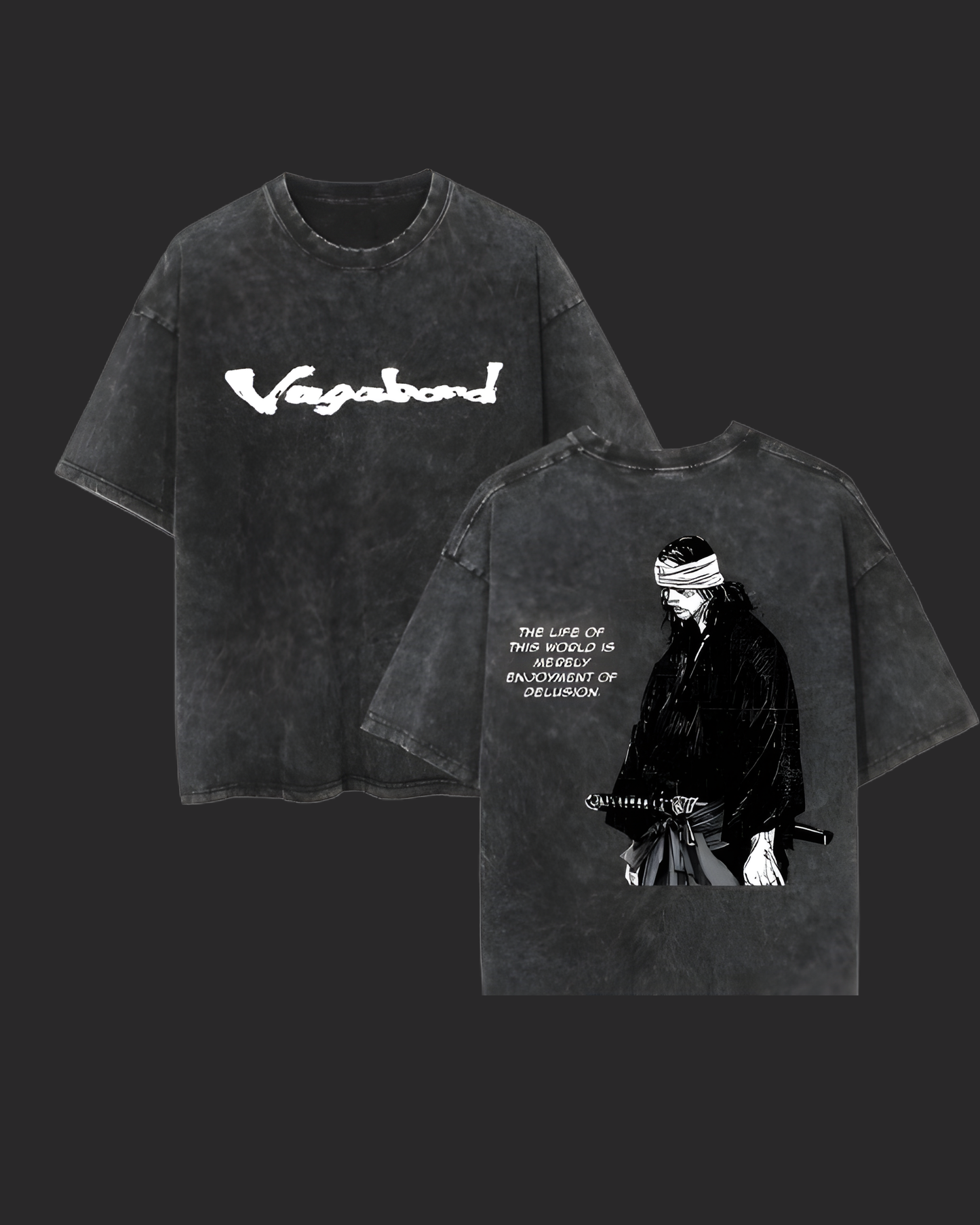 " MIYAMOTO MUSASHI " VAGABOND 2SIDED ACID TEE