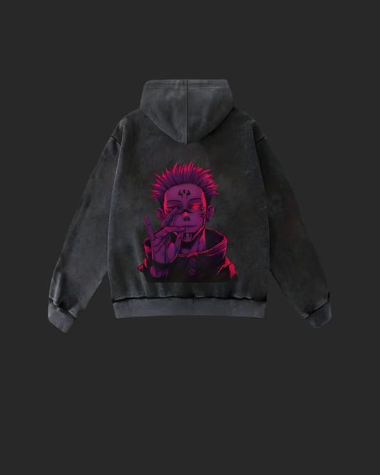 " KING OF CURSES " IN HOODIE