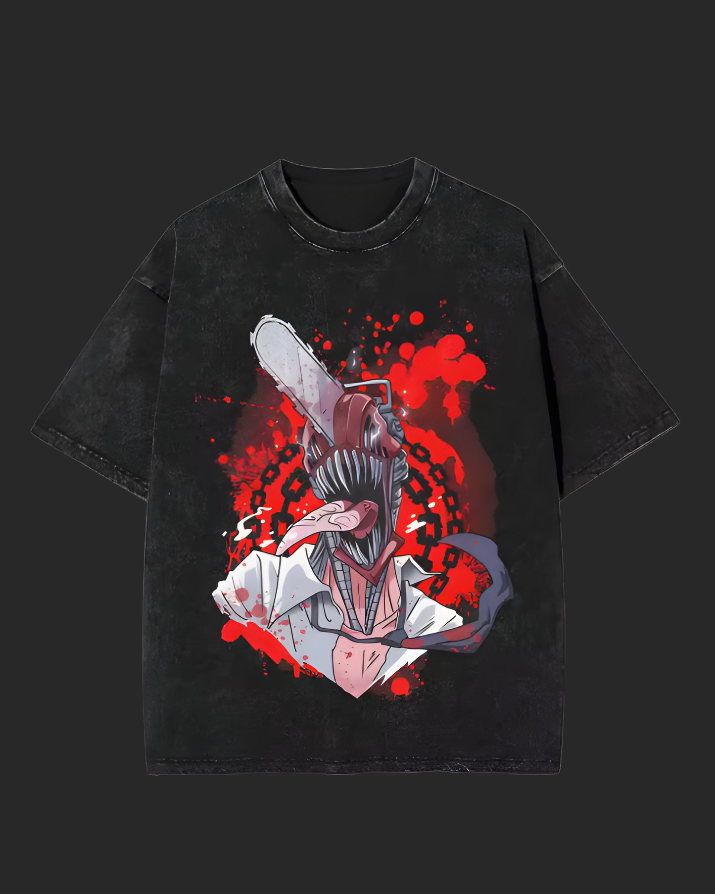 " HIGH BRID " CHAINSAW MAN ACID TEE