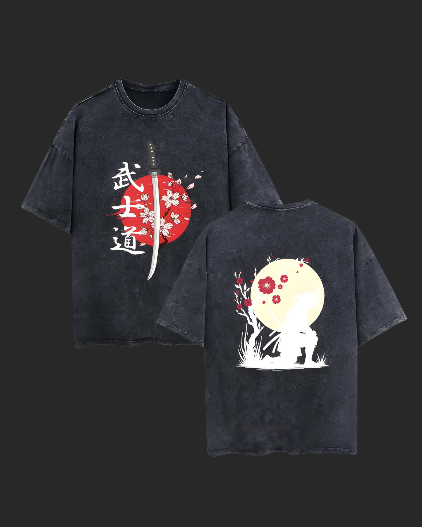 " BLOOMING BLADE " VAGABOND 2SIDED ACID TEE