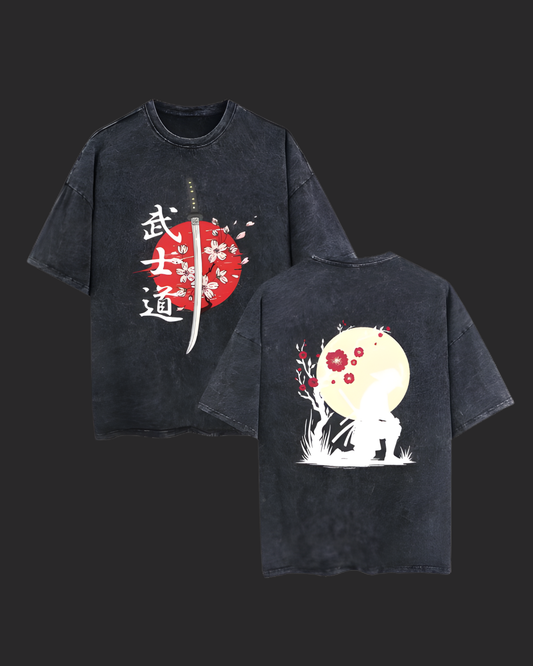 " BLOOMING BLADE " VAGABOND 2SIDED ACID TEE