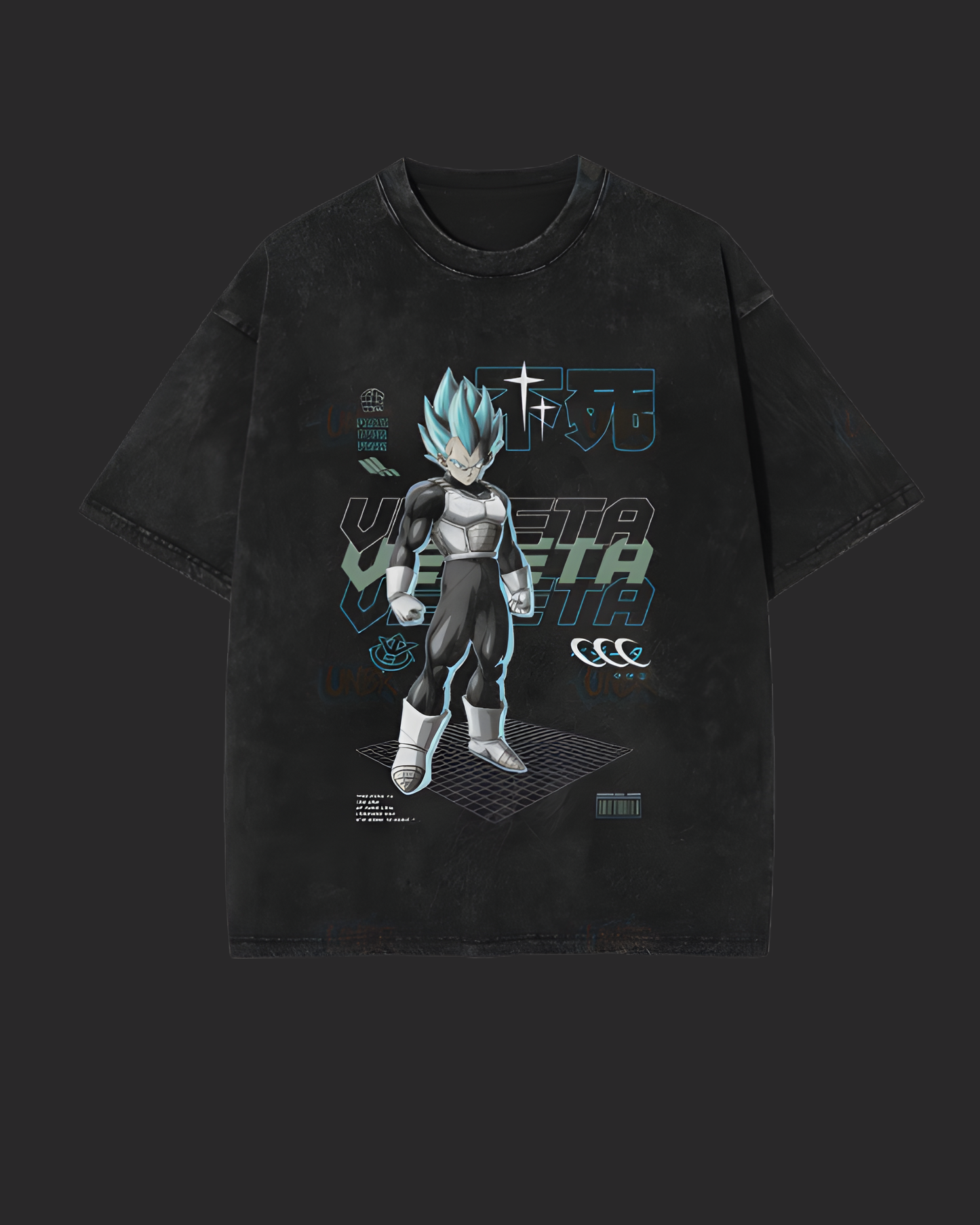 " VEGETA ULTRA EGO " DBZ ACID TEE