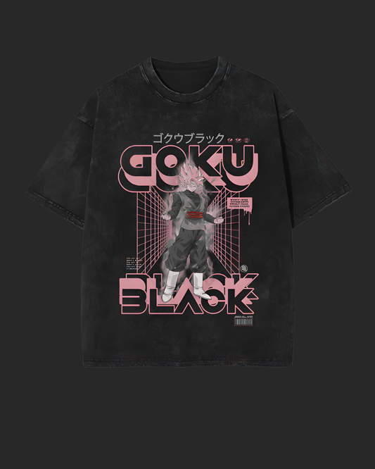 " BLACK GOKU " DBZ ACID TEE