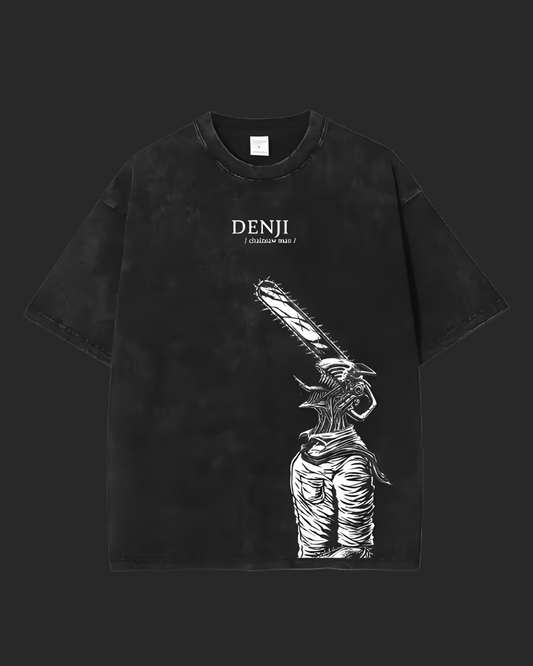 " PRIMAL SCREAM " CHAINSAW MAN ACID TEE