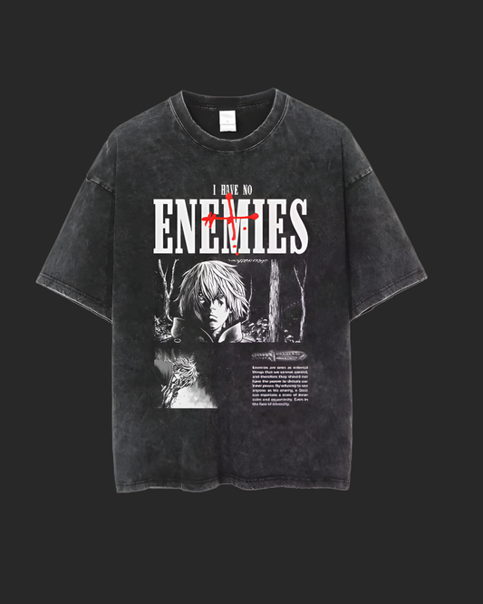 " NO ENEMIES " VINLAD SAGA ACID TEE