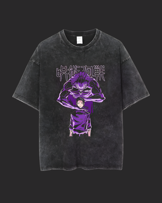 " LOVE IS THE STRONGEST CURSE " JJK ACID TEE