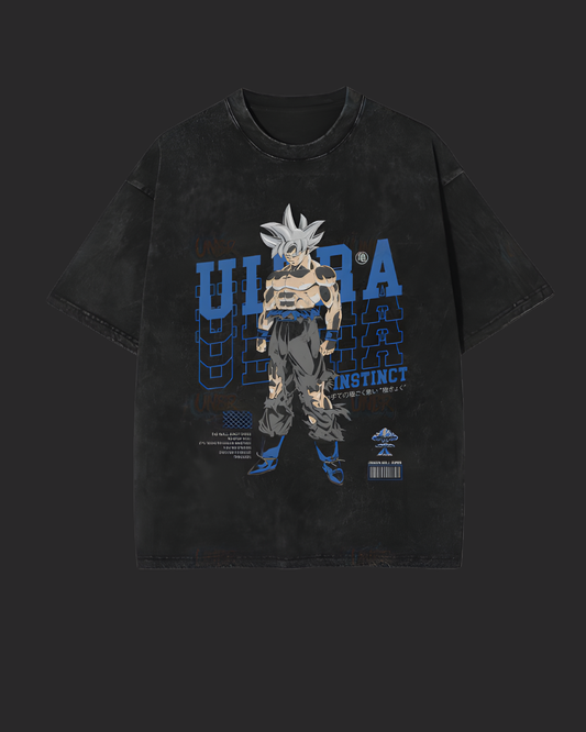 " GOKU ULTRA INSTICT " DBZ ACID  TEE