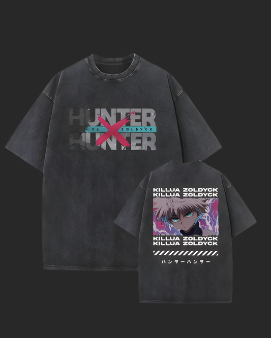 " KILLUA " HxH 2SIDED ACID TEE