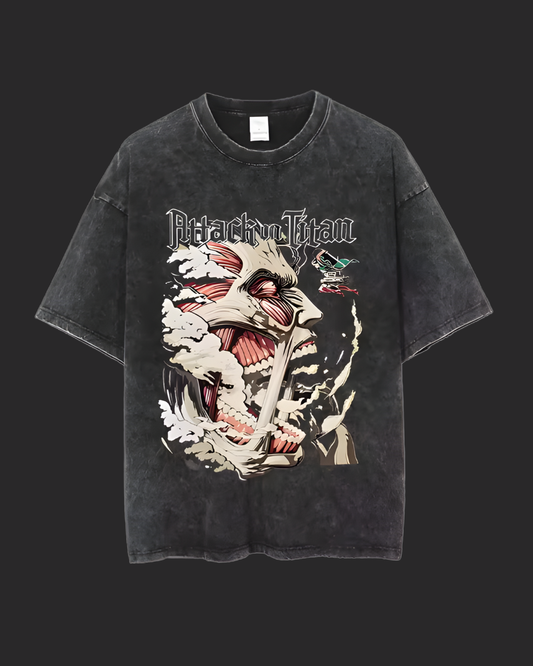 " COLOSSAL TITAN " AOT ACID TEE