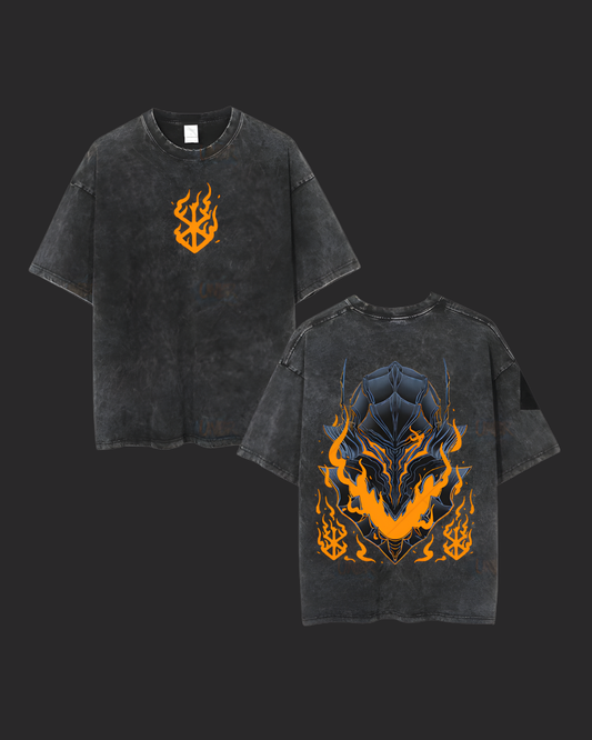 " HELLFLAME RAGE " BERSERK 2SIDED ACID TEE