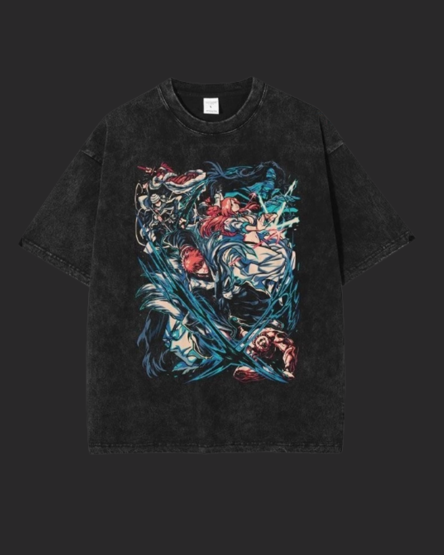 “ Soul Reaper Crew ” BLEACH ACID TEE