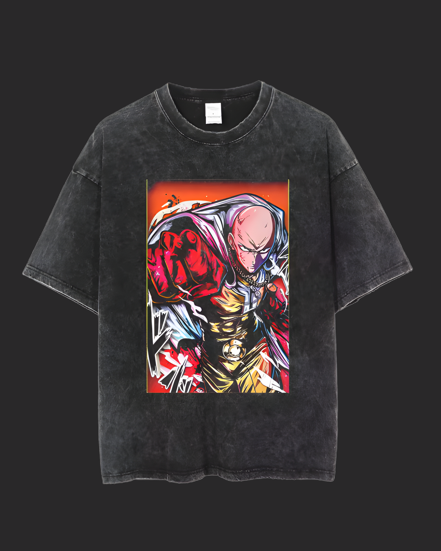 " SERIOUS PUNCH 2 " ONE PUNCH MAN ACID TEE