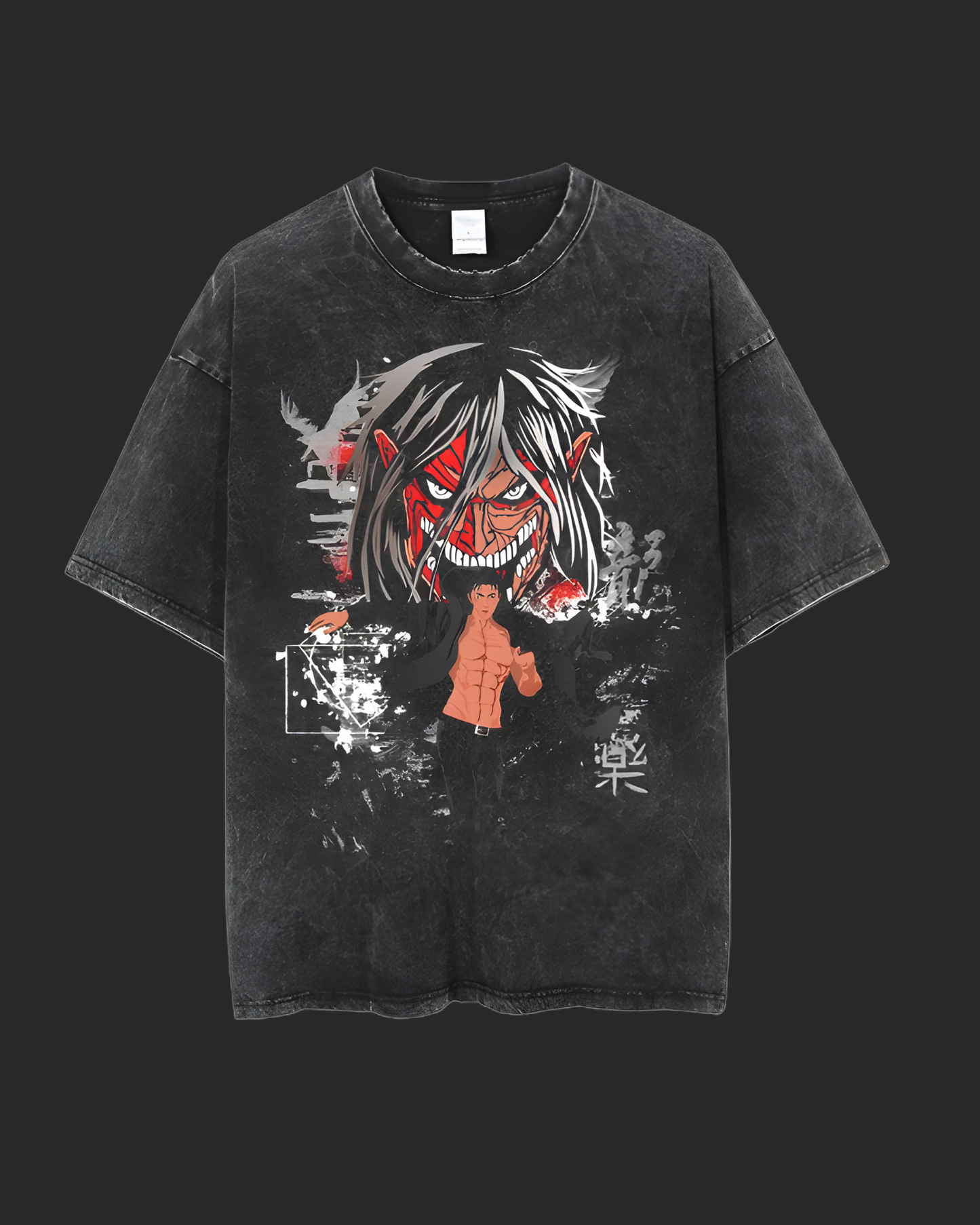 " RELENTLESS WILL " AOT ACID TEE