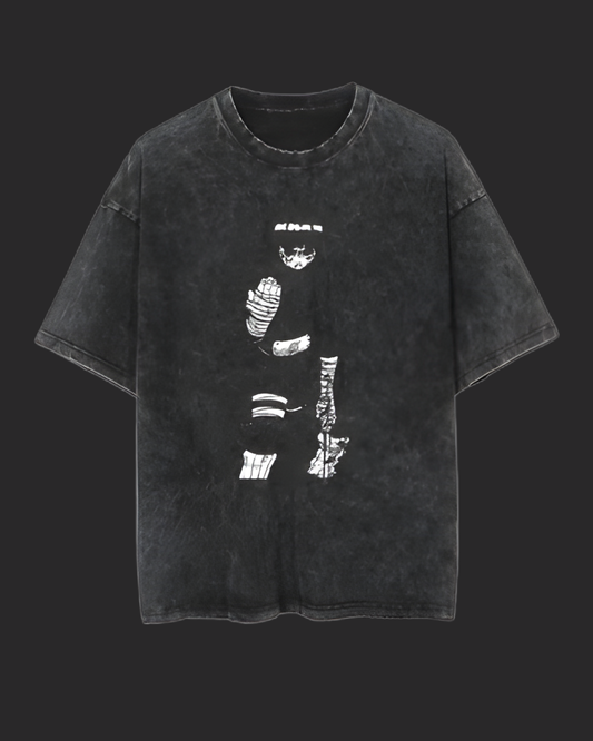 " HARD WORK OVER TALENT " NARUTO ACID TEE