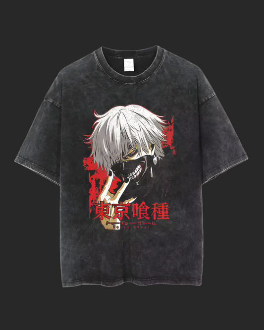 " BREAK THE MASK " TOKYO GHOUL ACID TEE