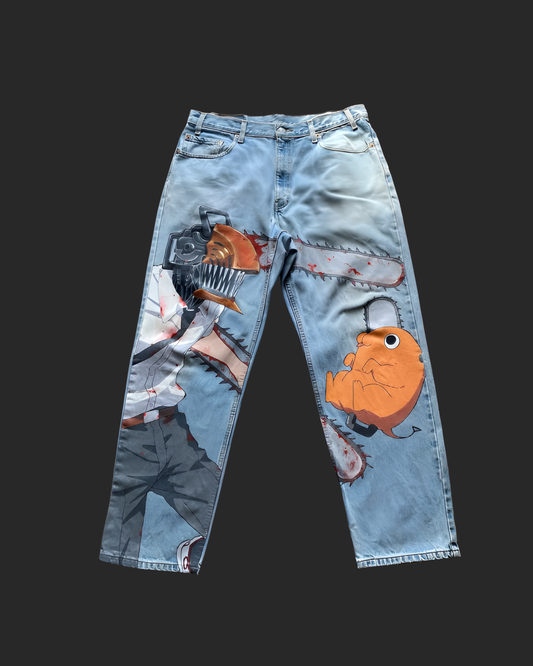 " DEN JI " CHAINSAWMAN IN PANTS