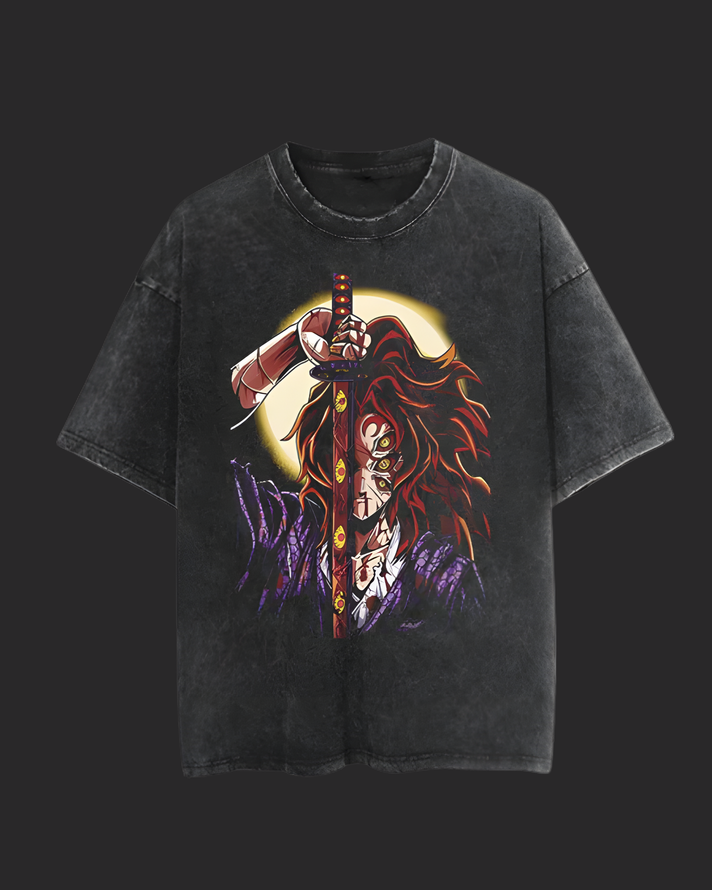 "Six-Eyed" Demon Slayer Acid Tees